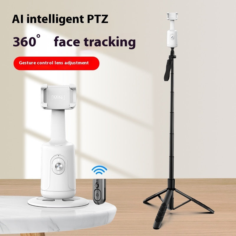 360° Rotation AI Automatic Face Tracking Phone Stand for Perfect Selfies and Video Calls