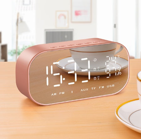 Wireless Bluetooth Low-Tone Speaker with Alarm Clock