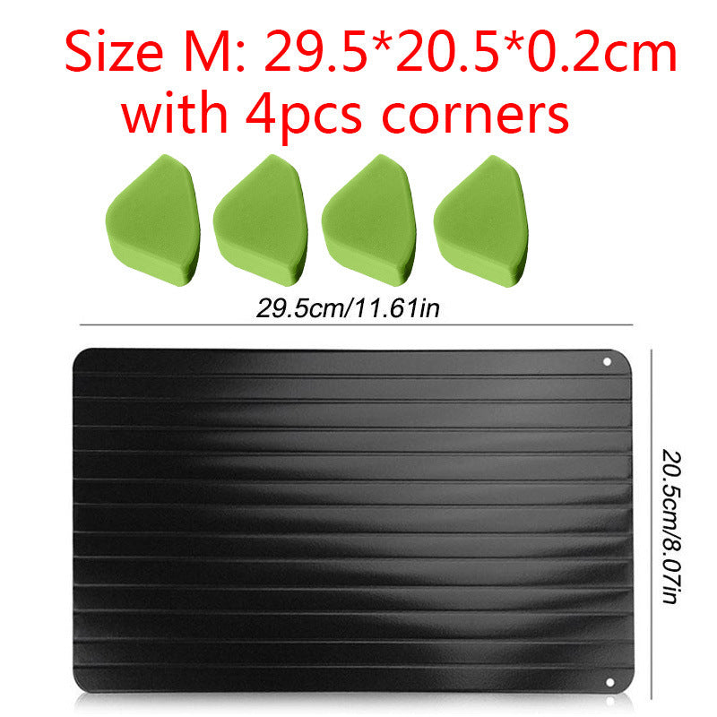 Fast Defrosting Tray - Quick Aluminum Thaw Plate for Effortless Food Thawing - Mallora Shop