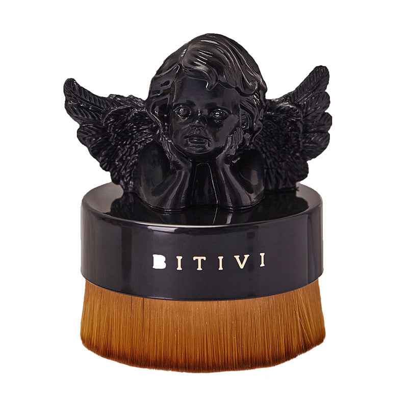 New Foundation Brush, Base Makeup Brush, Easy To Use, With Lid, High Density