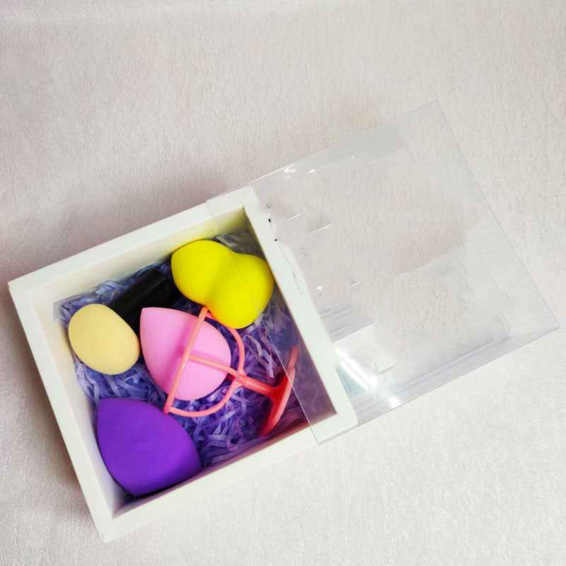 Wet And Dry Beauty Egg Set Mushroom Head Cushion Puff Boxed
