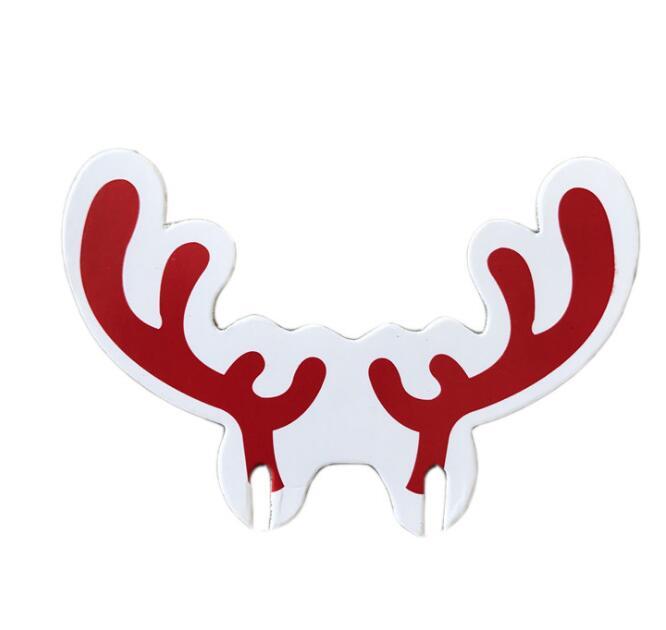 10Pcs Red Christmas Hat Wine Cup Decorations