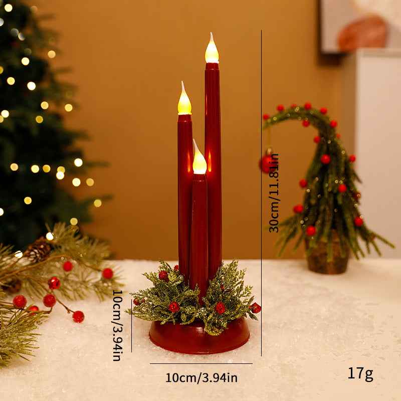 LED Electronic Candle Christmas Decorations