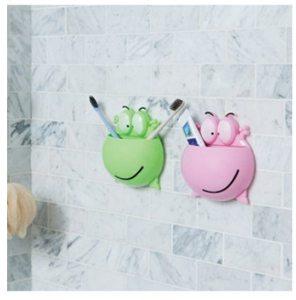 Creative Cartoon Frog Toothbrush Holder