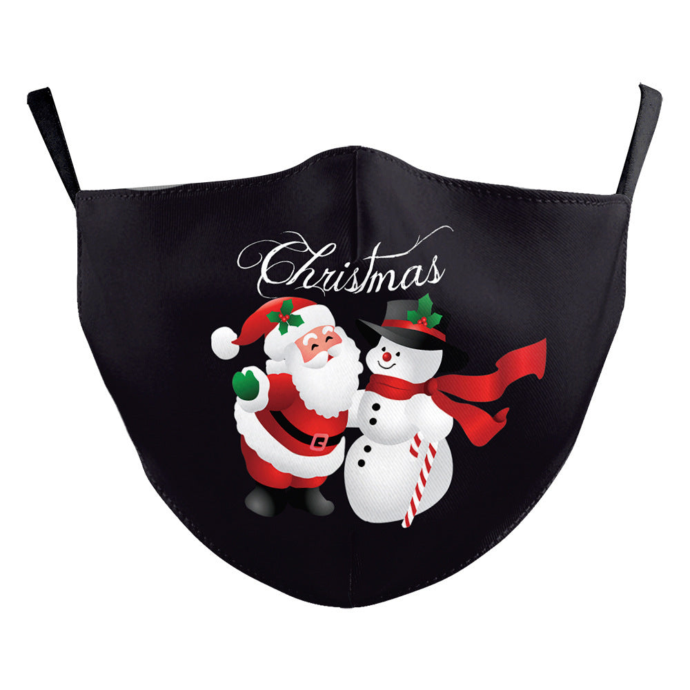 Snowflake Christmas Red Double-layer Dust Mask