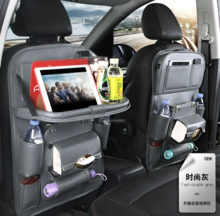 PU Leather Car Storage Bag - Multifunctional Organizer for Ultimate Car Convenience