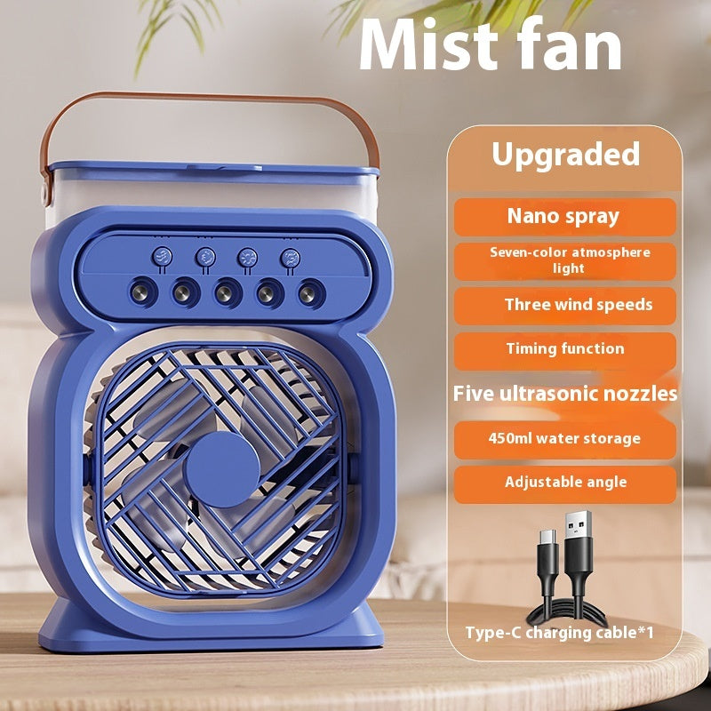 3 In 1 Portable Air Conditioner with LED Night Lights