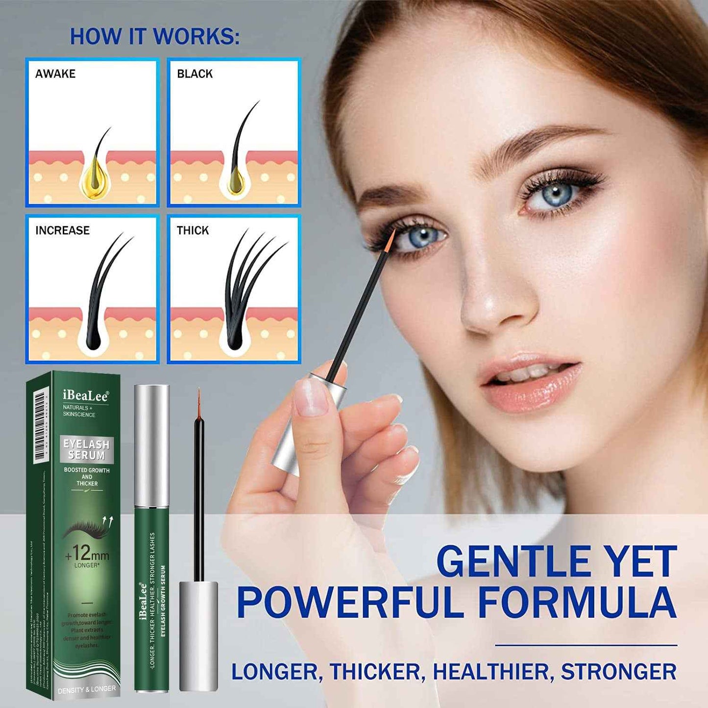 Slim Repairing Thickenning Eyelashes Growth Serum