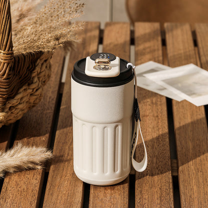Smart Digital Thermal Bottle - 450ml Insulated Coffee Mug
