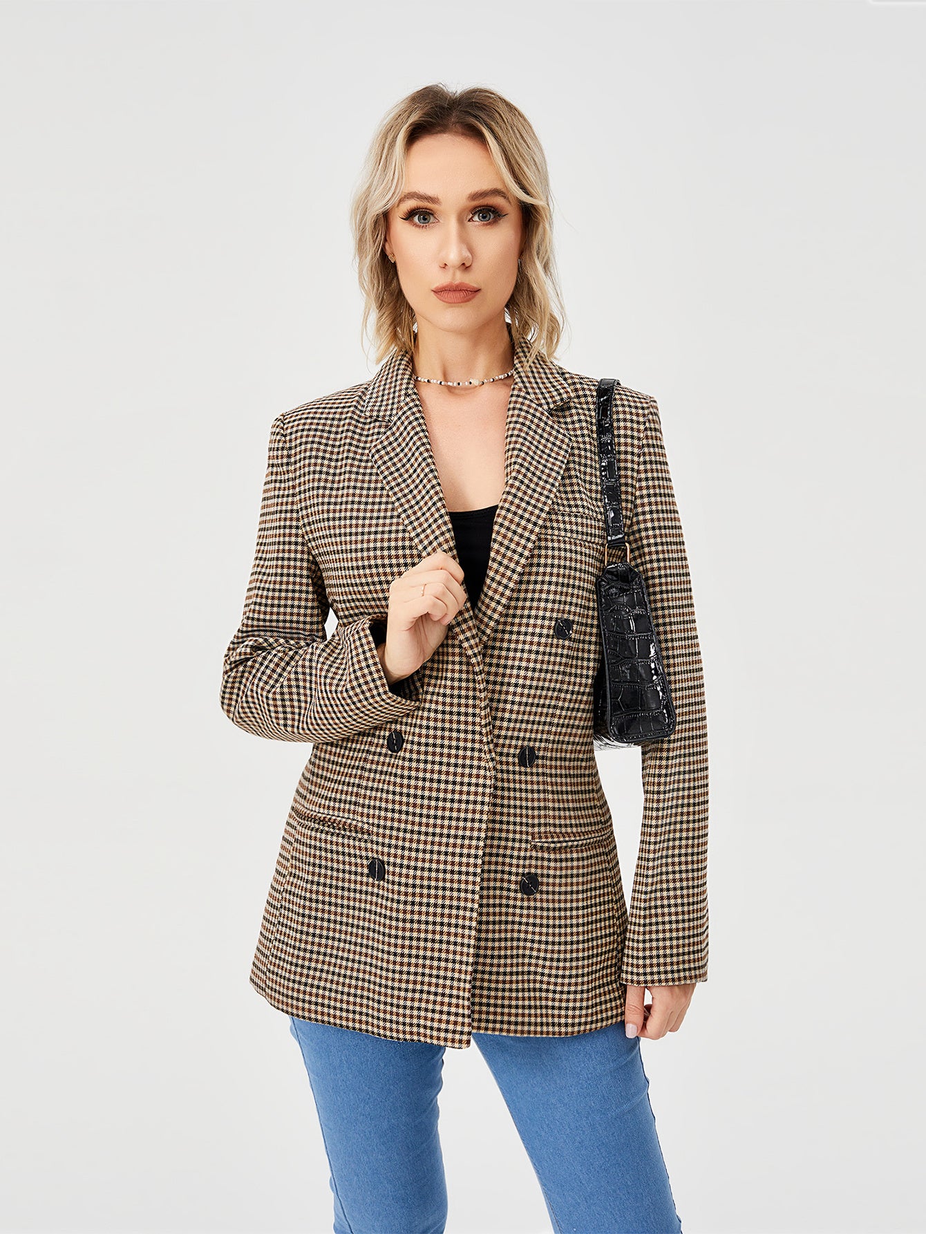 Women Casual Long Sleeve Blazer Jacket