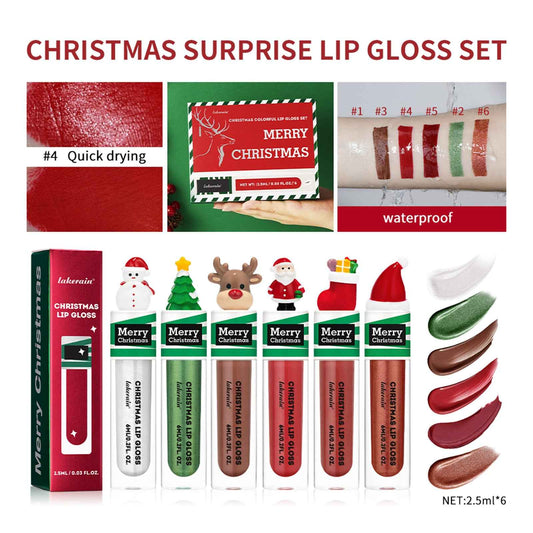 Liquid Mouth Red Lip Gloss Set - 6 Pack