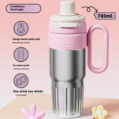 780ml Gradient Double Drink Thermal Cup