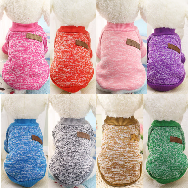 Winter Small And Medium Size Dog Pet Clothes Warm