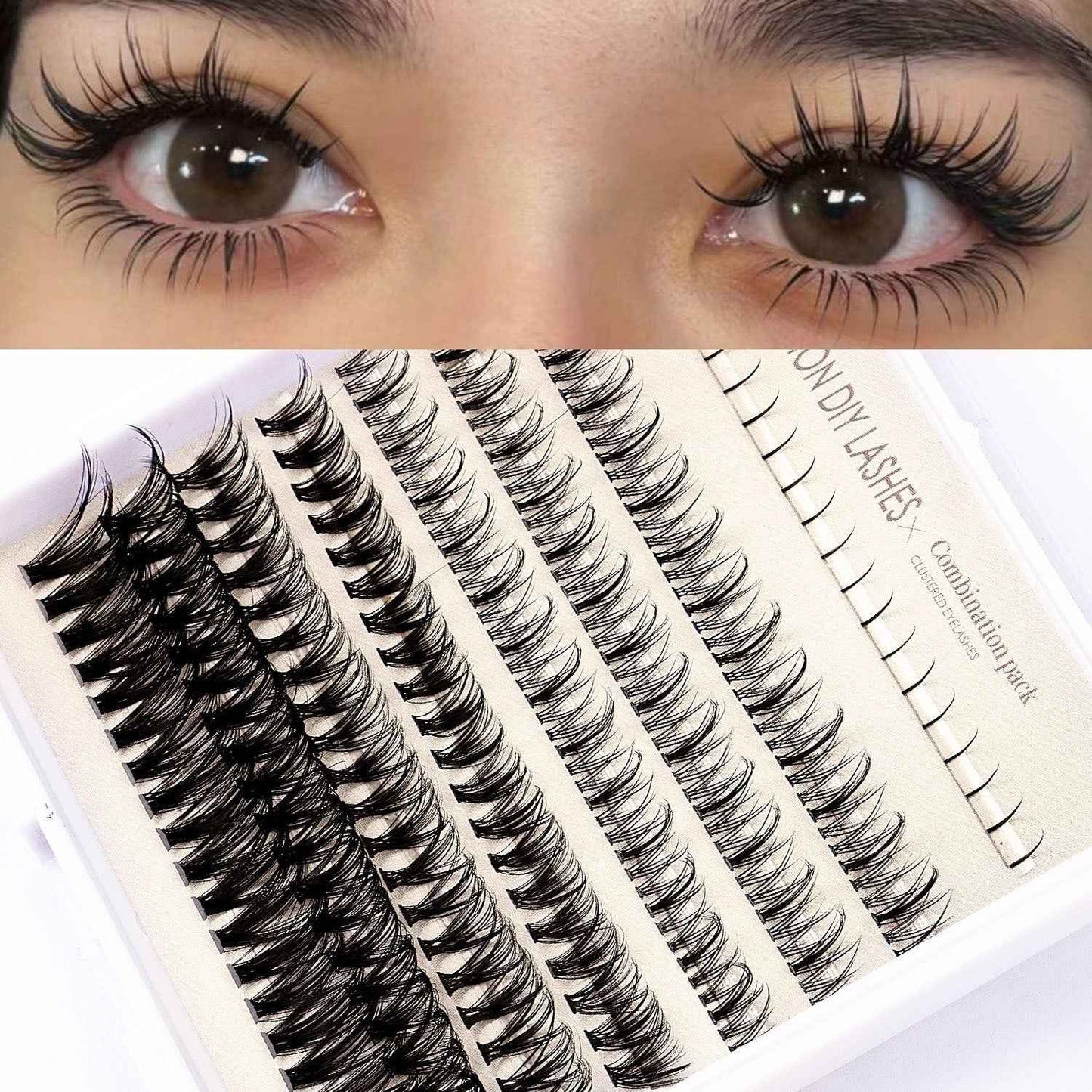 Single-cluster False Eyelash Glue Suit Natural Segmented
