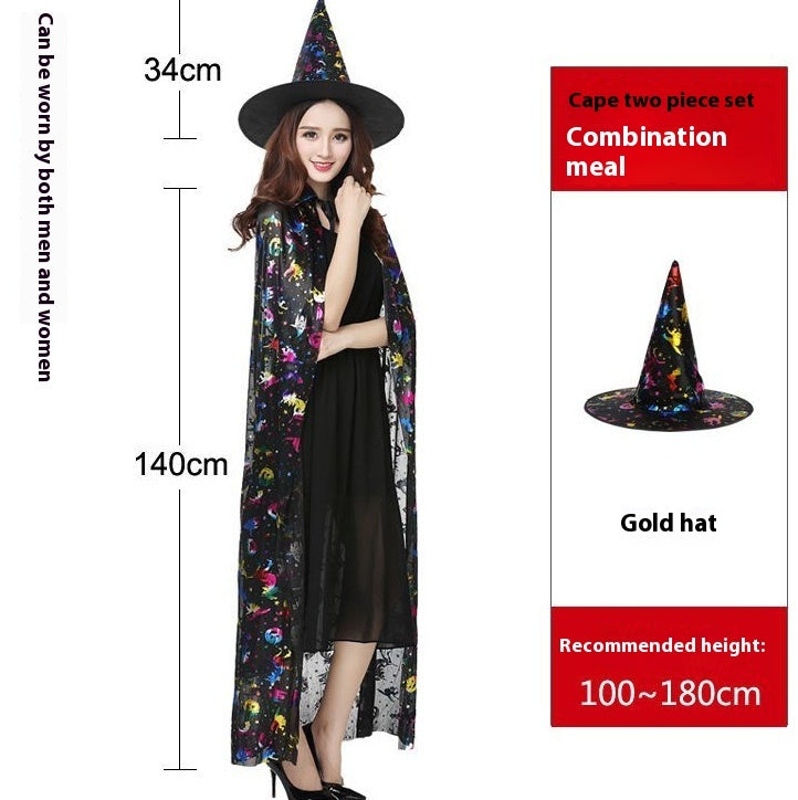 Halloween costume woman magic witch party dress