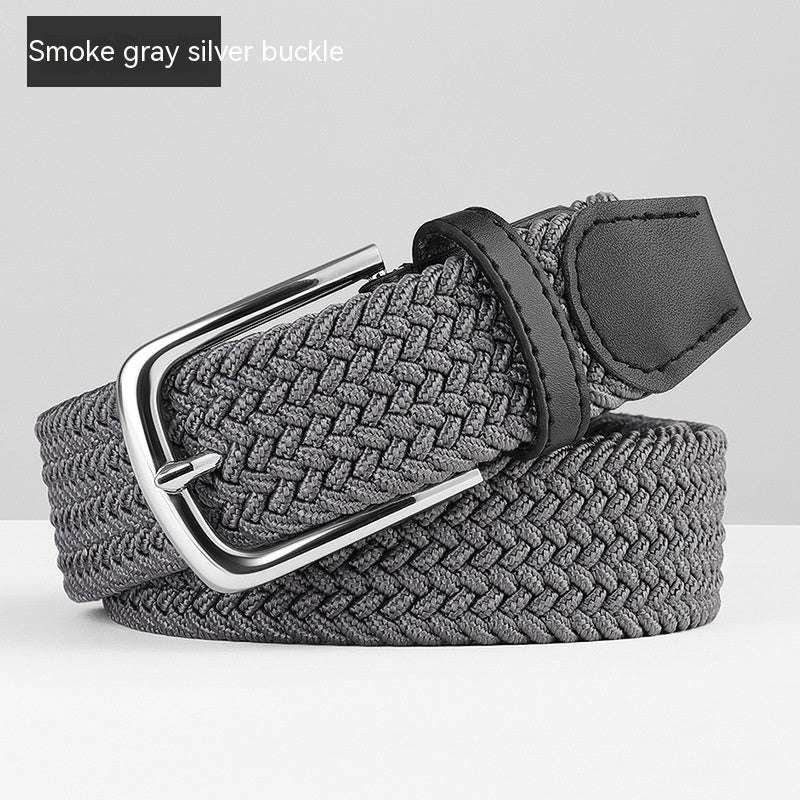 Woven Leather Belt Men's Pant Women's Jeans