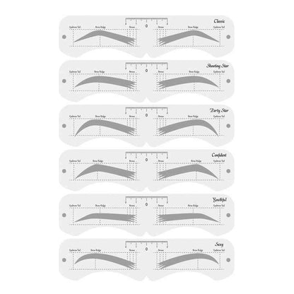 Reusable Eyebrow Mold With Elastic Band Multifunctional DIY Eyebrow Makeup Tool Suitable For Beginner