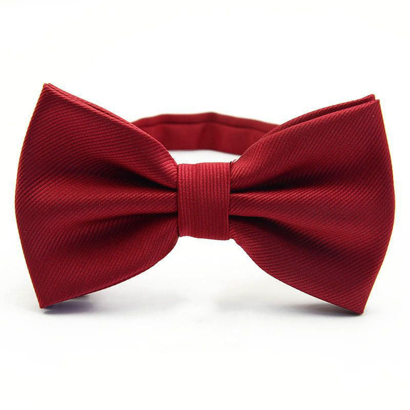 Wedding New Best Man Group Black Red Blue Striped Big Bow Tie