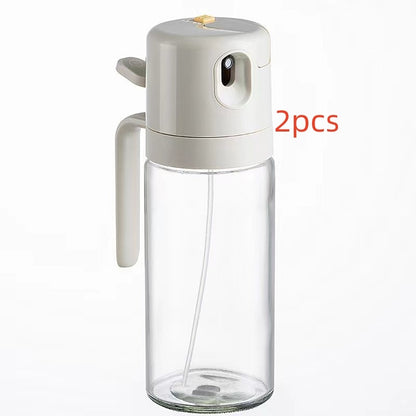 2 In 1 Oil Sprayer Bottle - BBQ Cooking Oil Dispenser