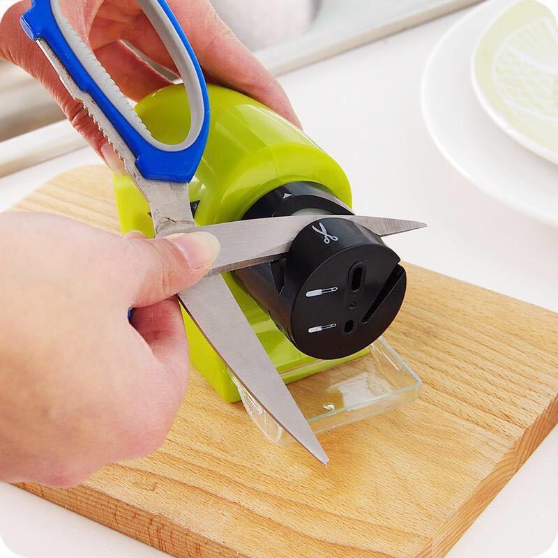 Electric Sharpener for Kitchen Knives and Scissors - Ultimate Electric Knife and Scissor Sharpener - Mallora Shop