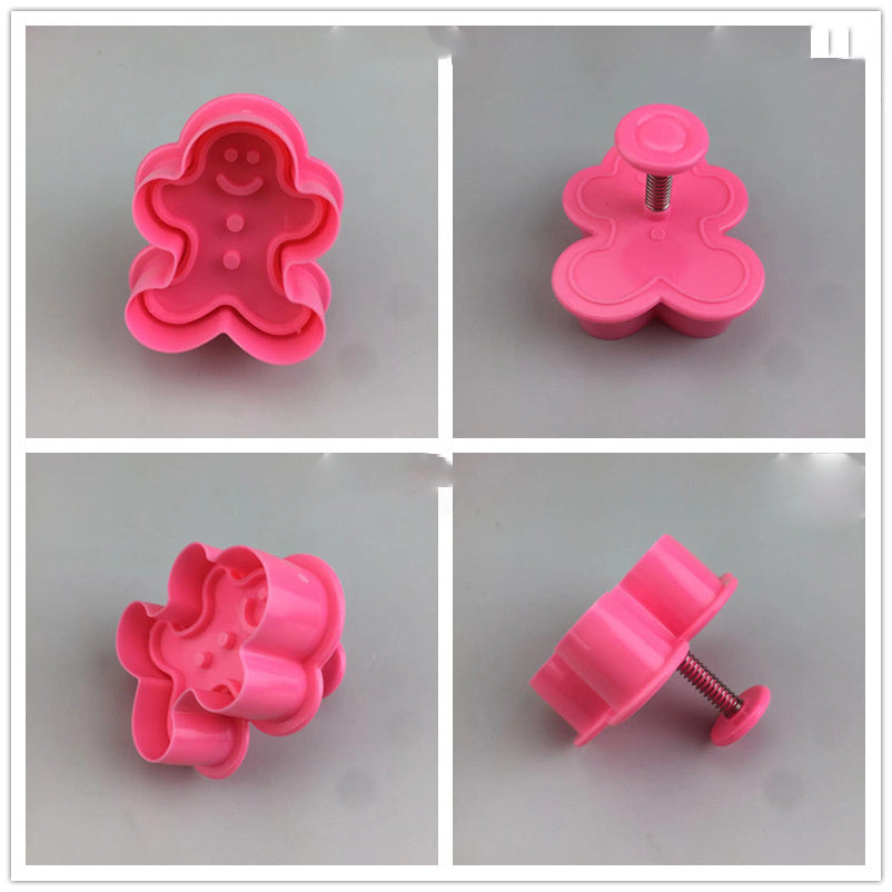 Christmas Three-dimensional Biscuit Fondant Mould