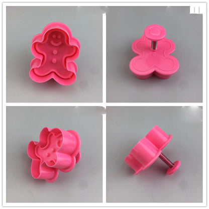 Christmas Three-dimensional Biscuit Fondant Mould