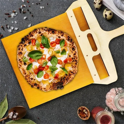 Sliding Pizza Shovel Non Stick Cutting Board