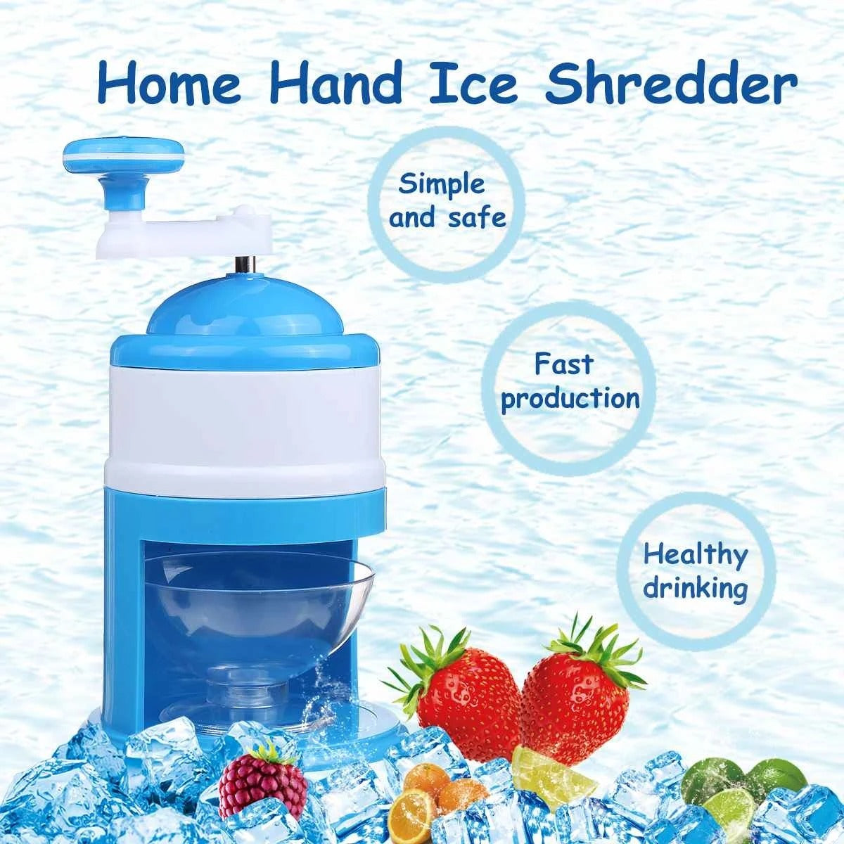 Mini Smoothie Ice Machine for Refreshing Shaved Ice Treats
