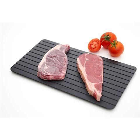 Fast Defrosting Tray - Quick Aluminum Thaw Plate for Effortless Food Thawing - Mallora Shop