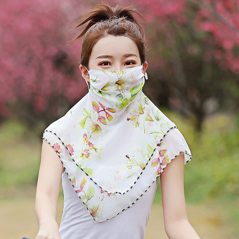 Sunscreen mask scarves