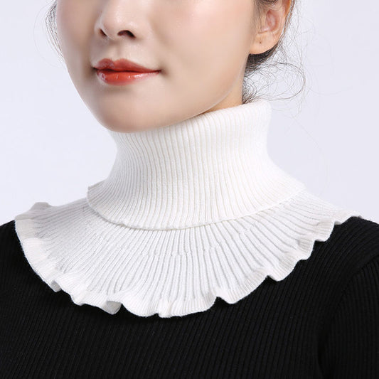 Knit fashion wool neck scarf