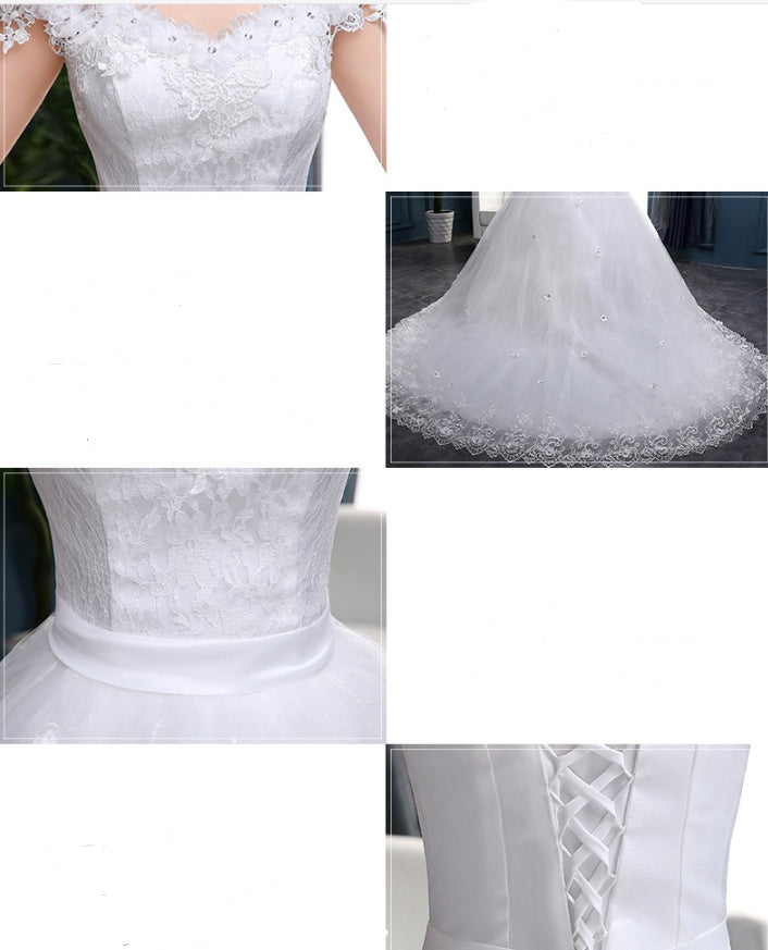 new wedding dress long tail wedding dress bride dress wedding dress