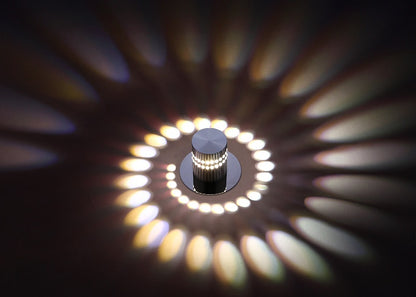 Modern LED Spiral Wall Lamp for Contemporary Spaces