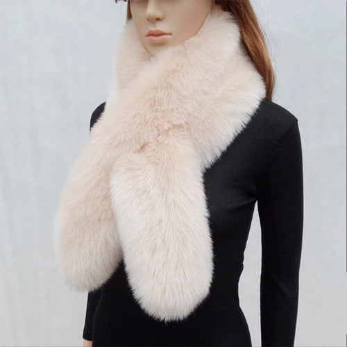 Faux Fur Rabbit Fox Collar Shawl