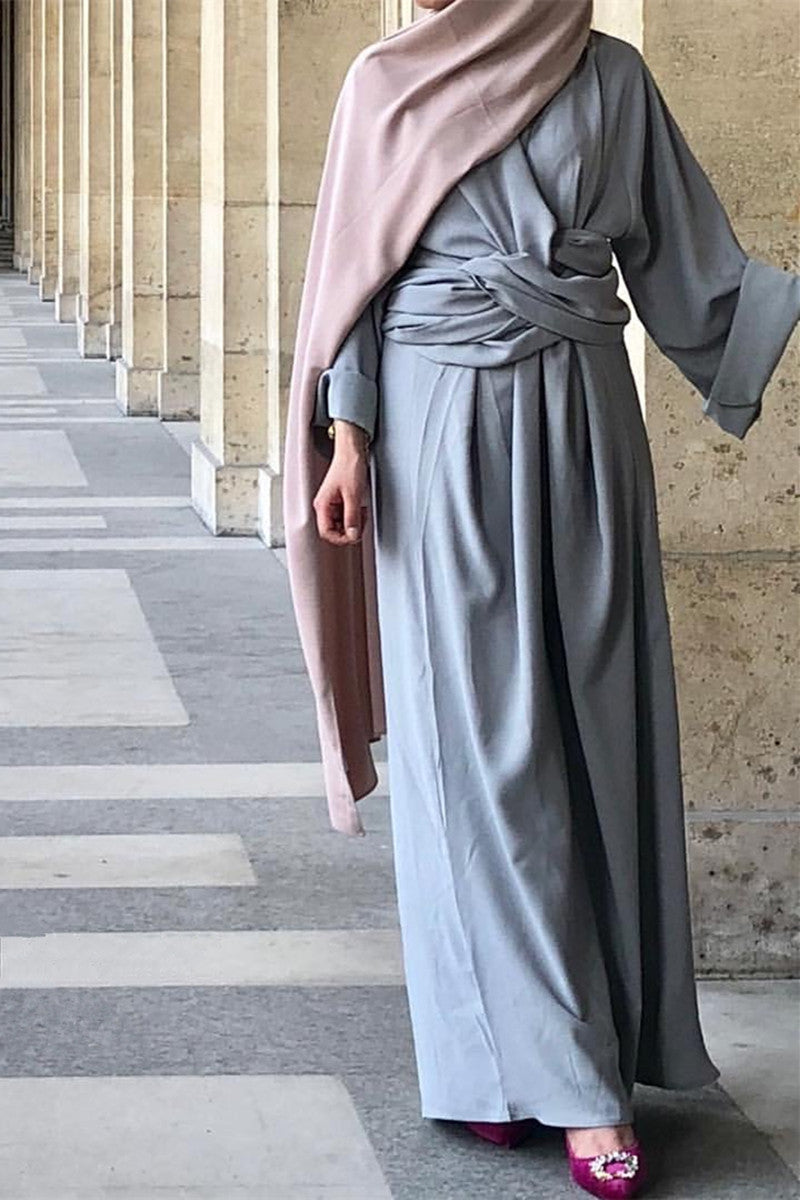 Fake two-piece tie robe in Dubai