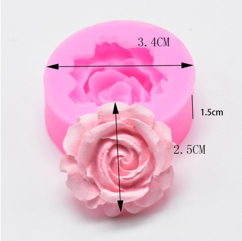 DIY Baking Single Hole Rose Shape