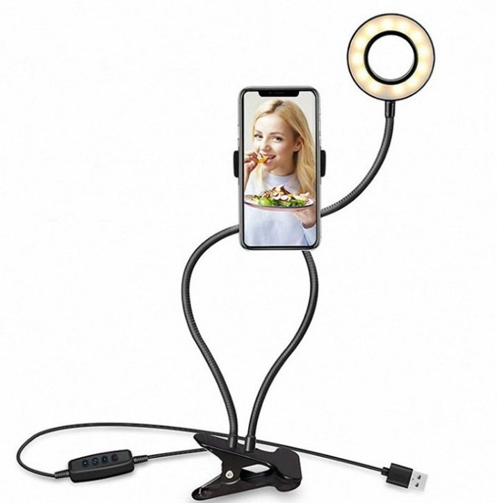 LED Selfie Ring Light for Perfect Makeup Videos and Live Streaming