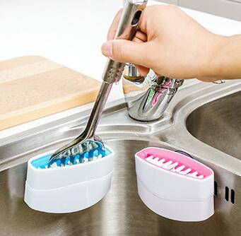 Creative Kitchen Knife and Fork Cleaning Brush for Effortless Maintenance - Mallora Shop