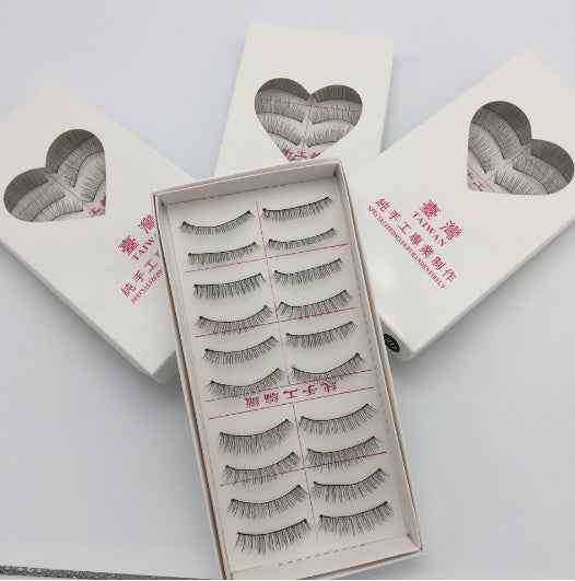 10 Pair Handmade 217 Cotton Thread Stalk False Eyelashes