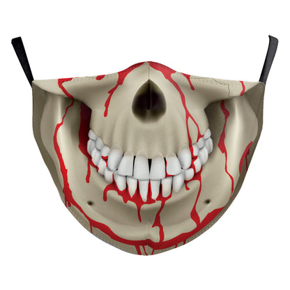 Digital Printing Ghost Face Wansheng Clown Double-layer Dust Mask