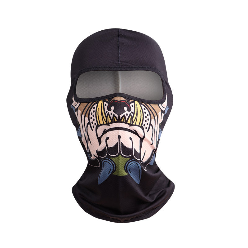 Spring And Summer Outdoor Motorcycle Full Face Windproof Dust Bib Men And Women