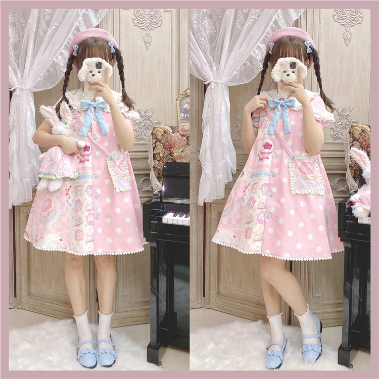 Lolita Sweet Style Short Sleeve Princess Dress