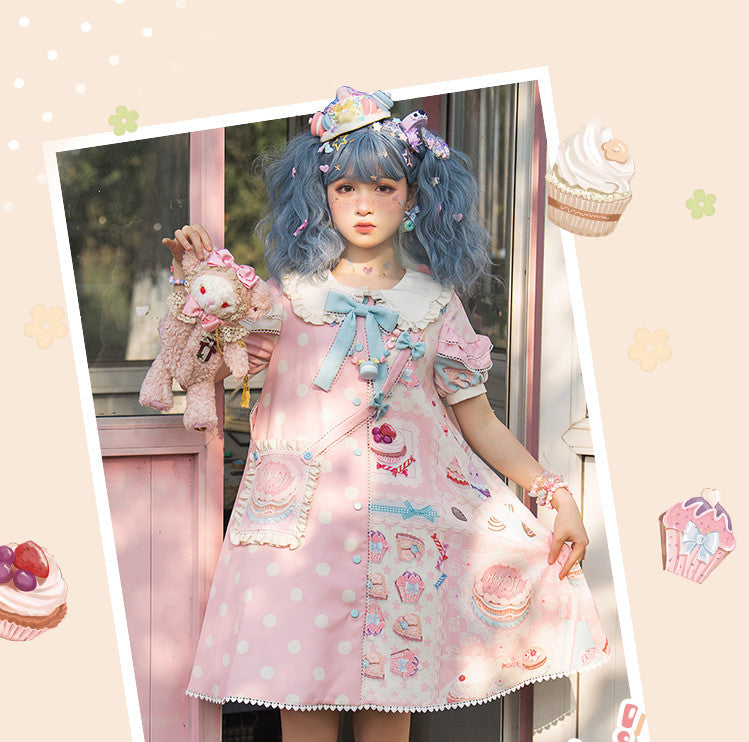 Lolita Sweet Style Short Sleeve Princess Dress