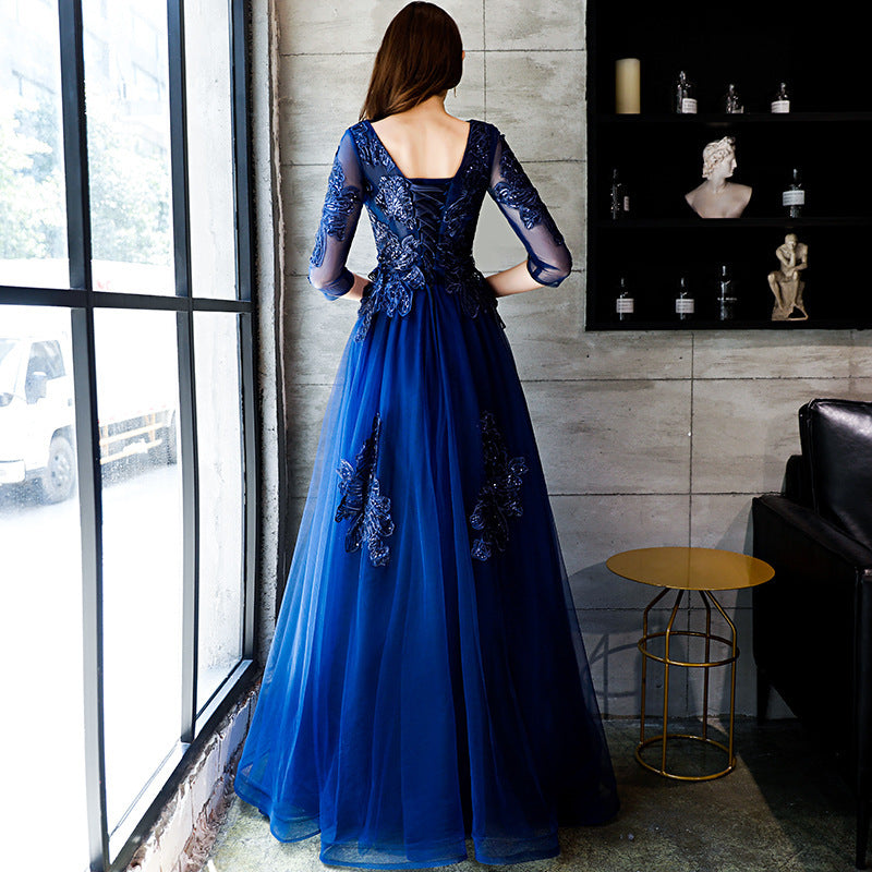 Royal blue dress