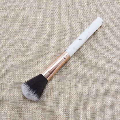 Single Marble Makeup Brush Pattern Flame Repairing Highlight Blush Brush