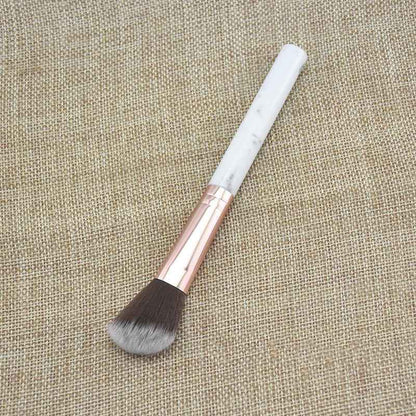 Single Marble Makeup Brush Pattern Flame Repairing Highlight Blush Brush