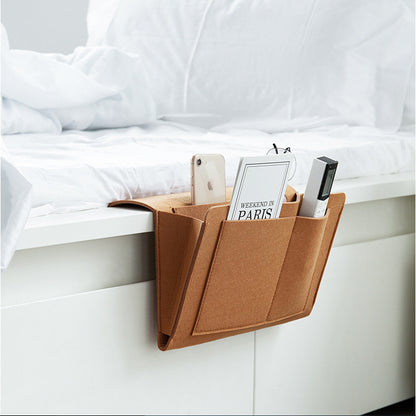 Felt Bedside Storage Bag for Dorms - Stylish and Functional Organization Solution - Mallora Shop