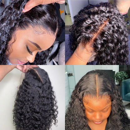 Human Hair Curly Lace Wig
