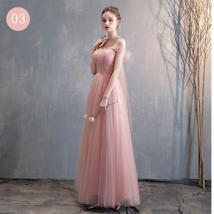 Ladies Fashion Long Simplek Evening Dress