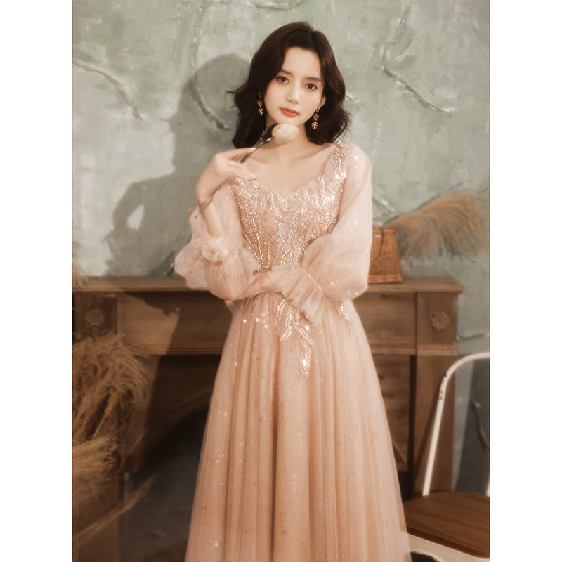 Fairy Temperament Princess Pink Dress